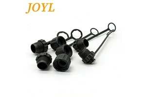 IP68 Waterproof Nylon Connector Protective Cap Male Female Thread Dustproof Sealing End Cover Outdoor Cable Industrial Equipment