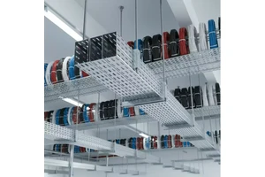 Durable Industrial Cable Tray Perforated Anti-Corrosion Cable Management Tray And Trunking System For Cable Laying
