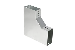 Horizontal Bend Cable Tray Aluminum Alloy Fireproof Coated Plastic Cable Tray 90-Degree Bend for Cable Tray