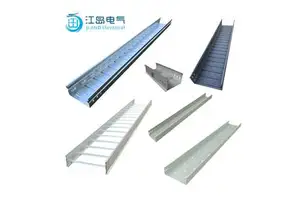 Cold Rolled Steel Aluminum Cable Tray 3000*500*75 Galvanizing Galvanized Cable Fittings Cable Tray Size Accessories