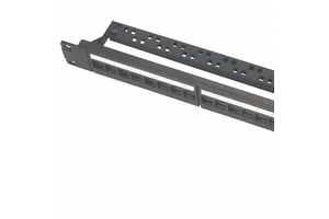 Cat6 UTP Unshielded 24 Port 1U 19 Inch Rack Mount Blank Keystone RJ45 Patch Panel with Back Bar