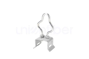 Pigtail Hook Pole Mounting Bracket FTTH Fiber Optic Support Galvanized Steel High Strength Aerial Power Line Hardware Accessory