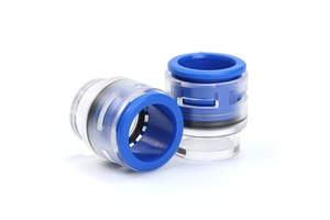 ANMASPC Brand Blue HDPE Microduct Straight Coupling Microduct End Caps Connector for FTTH and Fiber Optical Cable