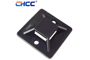 20*20CHCC Cable Tie Mounting Base Self Adhesive Nylon Cable Tie Mounts