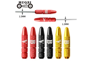 MUQZI Aluminum Bike Brake Shifter Inner Cable Tips Cap Cycling Parts Mountain Road Bicycle Cable End Caps