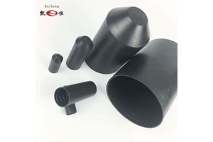 Cable Sealing Glue Inside PE Heat Shrink End Cap Premium Quality Cable End Caps
