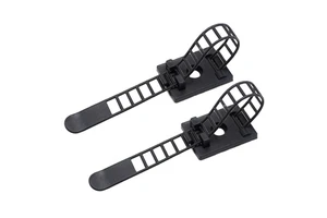 Longsan Factory Supply Adjustable Fixing Seat ACT-22 Self-adhesive Back Glue Clip Nylon Cable Tie Mount 3m Adhesive Cable Clamp