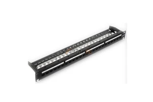 Shielded Ethernet Blank UTP RJ45 CAT6 24Port Patch Panel