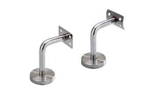 304 Stainless Steel Solid Wall Bracket Staircase Handrail Connector Guardrail Support Customized Metal Parts For Frame Railing