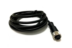 Connecting Cord, 2 Cable Plug 3pin Connectors M12x1, PUR Cable, Shielded M12 Connector