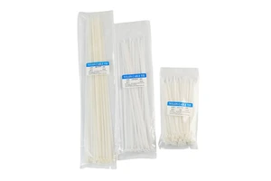 100pcs 4 Inch Self-Locking Nylon Cable Ties UV Resistant Small Cable Ties for Wire Management 100mm Length and 2.5mm Width