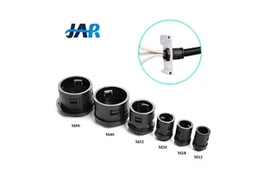 JAR Cable protection UL 94V-2 Fire Resistant m Straight Nylon Flexible Conduit Connectors Fittings Pipe Coupling Joint