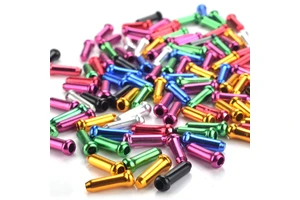 10pcs Aluminum Alloy Bicycle Brake Shifter Inner Cable Tips Wire End Cap Cable Bike Line Core Cap Cover Gear Cable Wire