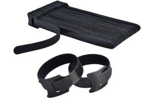 60 PCS 6 Inches Cable Ties Adjustable Cord Wrap Hook Loop