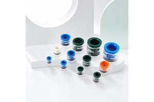 Blqd EST Microduct End Stop Connectors HDPE End Caps Plug Couplings Fittings Fiber Optic Equipment Micro Duct Couplers