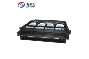 High Density 1U-144 Ports MPO/MTP Fiber Patch Panel