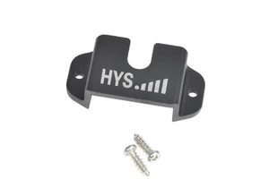 HYS Vehicle Mount Car Mount with Adhesive Back and Self-tapping Screws, Handheld Radio Bracket for Mic with Belt Clip/Round Knob