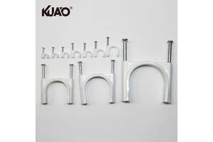 OEM Nylon Cable Clips Assorted Sizes 3mm 5mm 8mm Nail-in Cable Clips for Home and Automotive Use