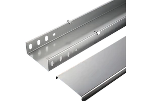 Gi Metal Slotted Type Channel Cable Tray with Cover