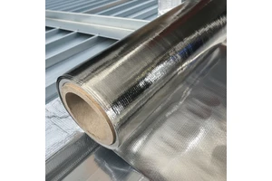 95% Reflectivity Wall Wrap Roof Sarking Insulation Aluminum Foil/MPET Laminated Woven Fabric Vapour Barrier