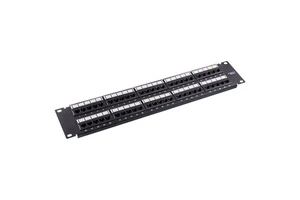 Manufacturer 50 Port Utp Cat3 Rj11 Patch Panel Cat3 Keystone Jack Metal Patch Panel UTP Rj11 Cat3 Patch Panel