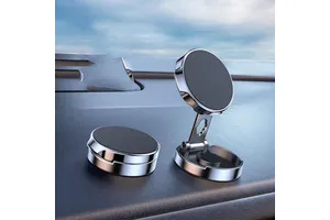 Factory Supply Hot Selling Mobile Phone Car Holder Strong Magnet Folding Phone Mount 720 Rotate Phone Holder with Back Adhesive