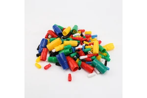 200/500PC Vinyl Wire End Caps Insulating Cable Lug Sleeve Cable Lug Cover for SC RNB SNB C45 Lug Insert Crimp Battery Terminal
