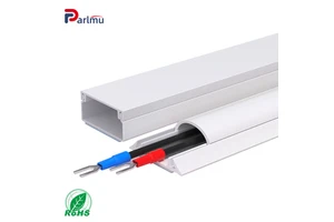 PVC Conduit Trunking Rectangular Plastic Outdoor Wire Ducting Pvc Trunking Cable Duct