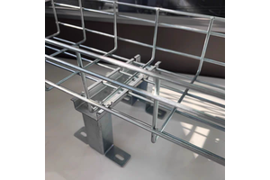 Steel Wire Mesh Cable Tray Electro-Galvanized Heavy Duty High Capacity for Cable Support in Industrial Power Distribution Zones