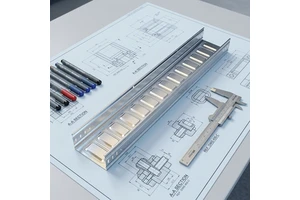 Anti-Corrosion SS304 Stainless Steel Perforated Cable Tray For Chemical Plants & Offshore Offshore Projects