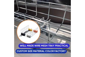 Economic Wire Mesh Cable Tray Customizable Material Solution High Cost Effectiveness Standard Factory Direct Sales