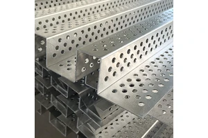 Great Wall Plate Metal Aluminum Alloy Profile Punched Round Hole Corrugated Panels For Hospital & Villa Fluted Wall Panel