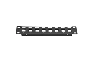 Factory Price 10 Inch 1U 8 Ports Patch Panel Unloaded Empty Patch Panel