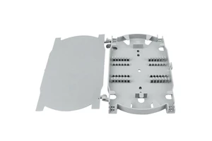 DSEE FTTH 4/6/12/24 Cores Fiber Optical Splice Tray ABS/PP Material Optical Patch Panel