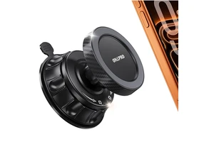 360 Degree Rotating Adhesive Wall-Mounted Shower Magnetic Phone Holder Waterproof Bathroom Phone Holder for Wall Glass