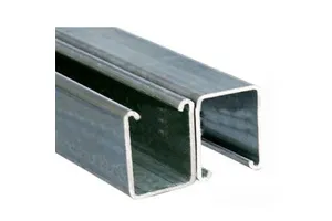 Custom Length C Section Steel Connector Hanger End Cap Complete Accessories for Crane C Channel Guide Rail Installation