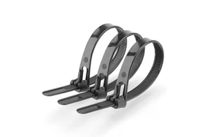Reusable Adjustable Cable Tie Nylon 66 Plastic Releasable Zip Ties Wraps Nylon Cable Ties