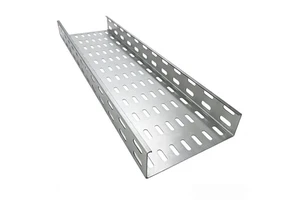 OEM Galvanized Slotted Cable Tray With Cover Cable Assemblies Management Solution For Industrial Construction