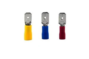 Factory MDD1.25-5.5 Double Wire Tubular Copper Cable End Caps Cold-Pressed Insulated Terminal Wire Connector Spade Cable End Cap