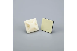 Nylon Self Adhesive Wire Tie Mount Base for Sticking on Wall