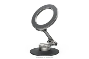 LISEN 360 Degree Rotation Magnetic Car Phone Holder Strong Magnet Mount Adjustable Mobile Stand for iPhone 17 16 15 Series