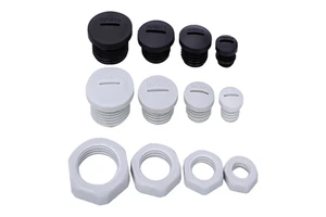 Waterproof Screw Plug for Cable Gland Locking Hole Plug Button Nylon Cable End Cap