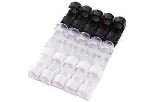 Desktop Cable Clips Cord Management Self Adhesive Cable Clips 11*30mm
