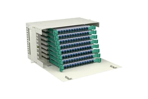 6U Rack Mount 96-Port ODF Fiber Patch Panel SC Single Mode with Pre-Loaded Pigtails & Adapters