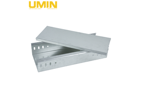 Factory Direct Sale Different Sizes Steel Galvanized Trough Type Cable Tray with Cover
