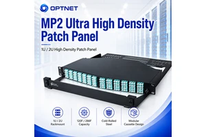 MP2 Fiber Optic Patch Panel 1U 120F 2U 288F 19 Inch Rack Mount with Quick Cable Management Design