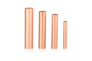 ZhiLi National Standard A-Level Red Copper Integrated Die-Casting Direct Joint Connection Tube GT-10 Purple Small Cable Conduit