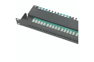 1U 19" Cat3 50 Port RJ45 Unshielded Networking Patch Panel Telephone Voice Distribution Frame