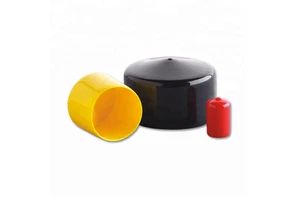 Round Black Flexible Soft Screws Bolts Dust Protective Vinyl End Caps Thread Steel Tube PVC Pipe Plastic Rubber End Cap