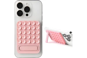 Multi-Functional Silicone Suction Cup Mobile Phone Bracket Strong Self-Adhesive Magnetic Folding Stand Holder Hidden Bracket